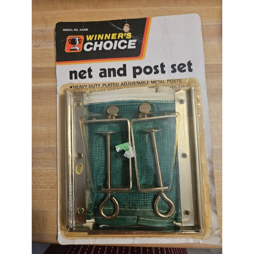 Vintage Winner's Choice‎ Ping Pong Net And Post NIP